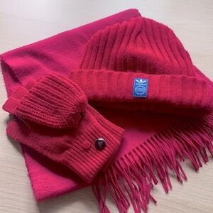 Adidas Dark Pink Winter Set